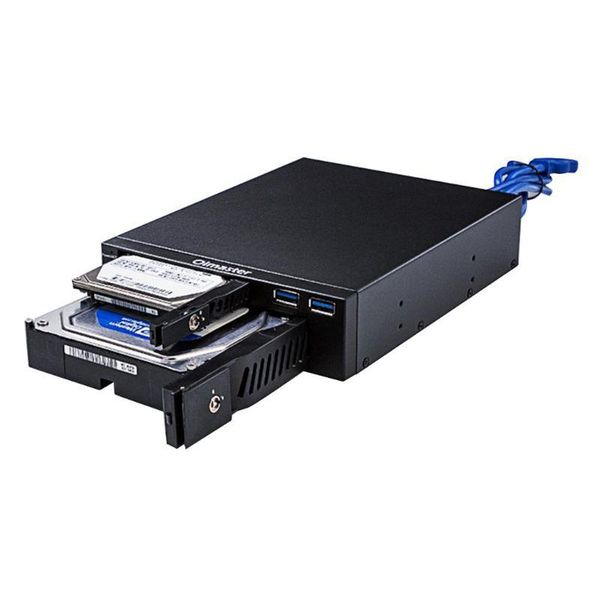 

hubs w3jd mr-6203 2.5/3.5" internal hdd ssd case box dual usb optical drive mobile rack station hard disk enclosure for deskpc