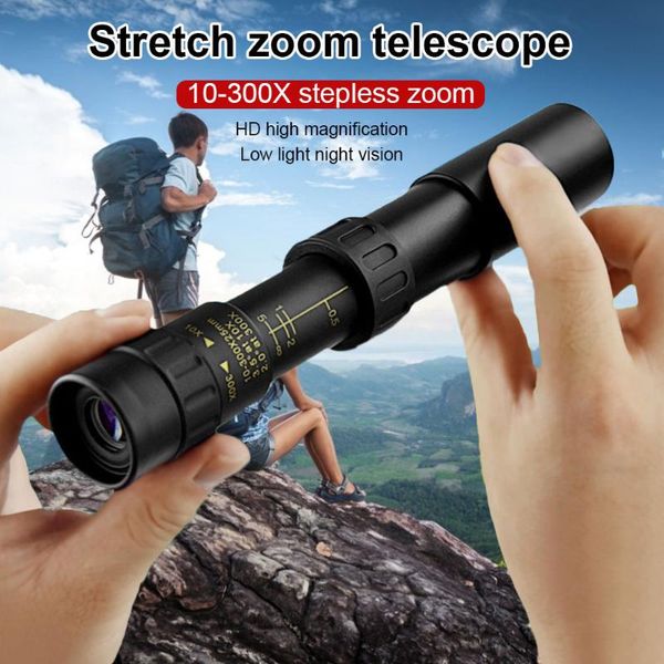

telescope & binoculars monocular high magnification hd 30x40 waterproof essential tourism hunting equipment with light night vision