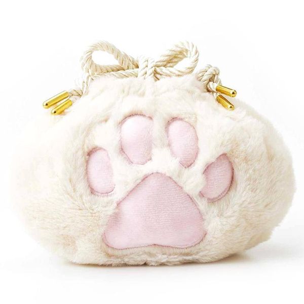 

cute animal cat women coin cotton pouch girl travel storage drawstring bags lady kids purses bundle pocket festival gift