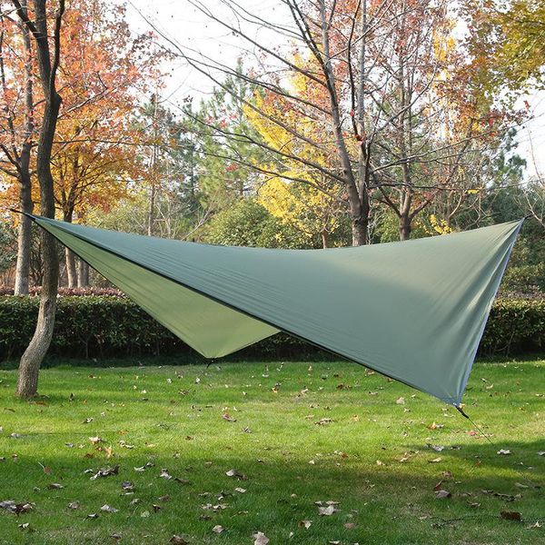 

shade canopy polyester four corners barbecue camping outdoor products multifunctional sunshade and rainproof shed