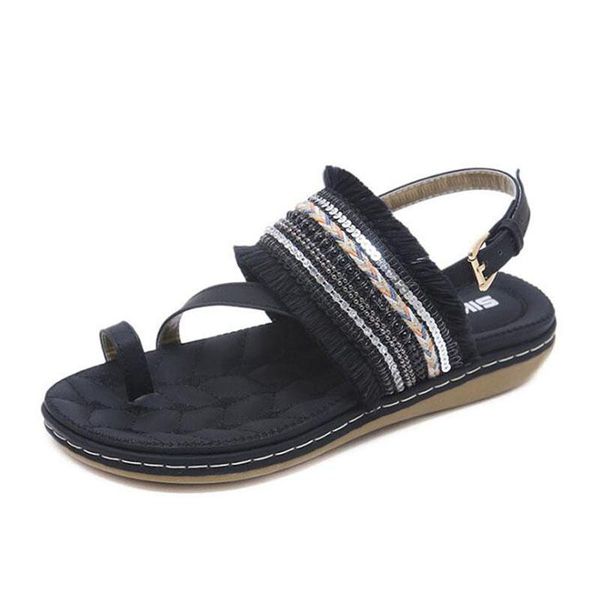 

sandals women's shoes ladies girls comfortable hollow round toe soft sole fashion large size, Black