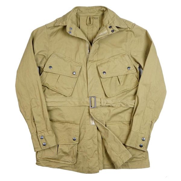 

army m42 officer paratrooper jacket coat running jackets, Black;red