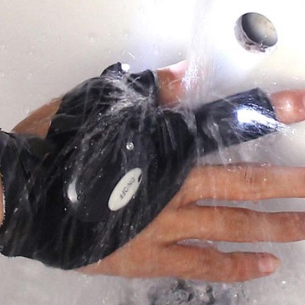 

bulbs led flashlights gloves cool gifts outdoor fishing camping tool