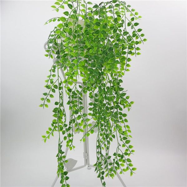 

artificial flowers pine needles fake hanging vine plant leaves garland home wedding wall decoration 90cm decorative & wreaths