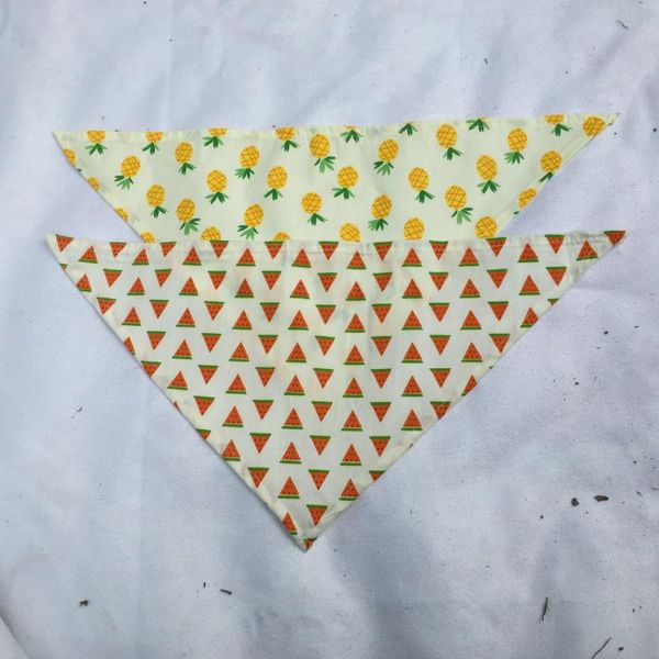 

dog collars & leashes 60pcs/lot 2021 arrival flamingos pet puppy cat cotton bandanas collar scarf tie yy22209