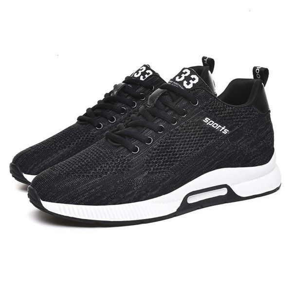 

sports Flying Casual shoes net wear resistant casual inner invisible height 6cm men's VV9V 8YPT JVGD E7DA, Black