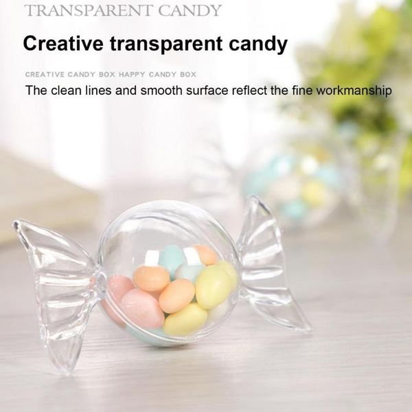 

gift wrap 12pcs/bag creative candy packaging box detachable acrylic shape chocolate for wedding birthday party decoration