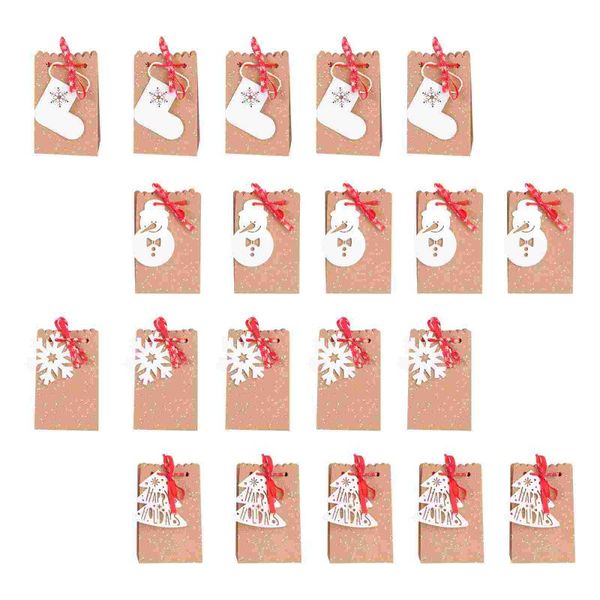 

gift wrap 24pcs candy case storage christmas box xmas prop