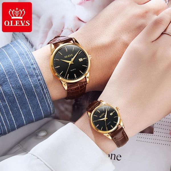 

wristwatches couple quartz watch waterproof stainless steel watchstrap women and men gift 4.8, Slivery;brown