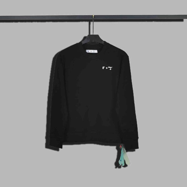 

Fling Men's Off Style Pattern Colorful and Women's Round Neck Sweater, Black