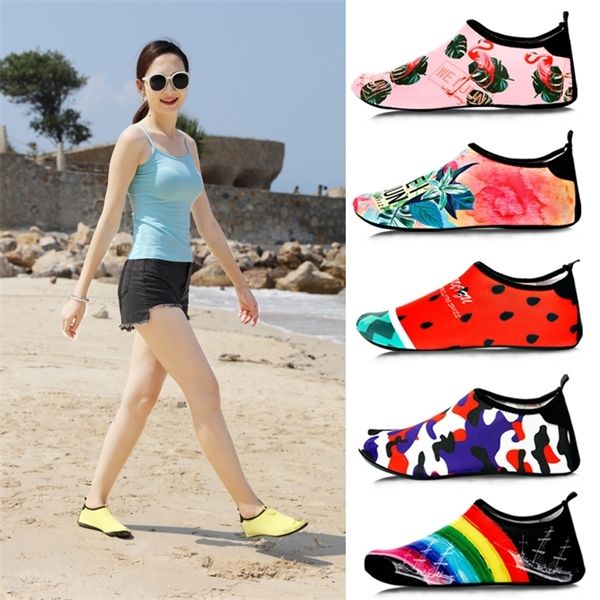 Homens Beach Aqua Meias Mulheres Criança Natação Água Esporte Compreense Sneaker Ioga Fitnswim Rápido Seco Surfing Mergulho Snorkeling Sapatos X0728