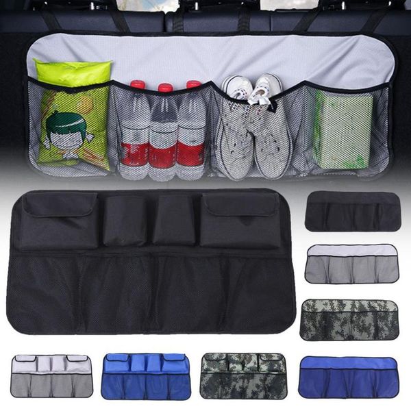 

car organizer backseat trunk bag waterproof storage pouch vehicle mesh pockets