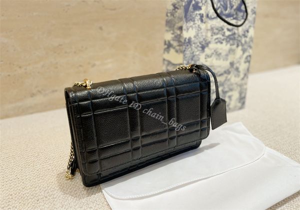 

2021 ss women designer cross body bag classic diamond lattice leather chains messenger bags interior zipper pocket lady fashion shoulder han