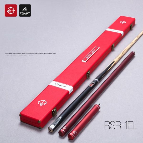 

3 4 snooker cue 9.5mm tip with 9 inch/30 inch 2 extensions slot case set options billiard cues
