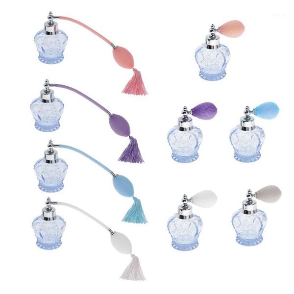 

storage bottles & jars 1pc crystal 100ml perfume bottle bayonet crown refillable spray