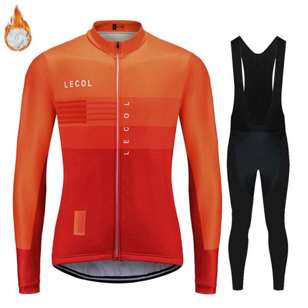 

pro team winter thermal fleece cycling jersey clothing bicycle mtb bike downhill shirt men long sleeve set racing sets, Black;blue