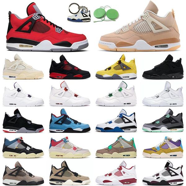 

4 retro toro university basketball shoes mens trainer women jumpman jack bravo 4s oreo glow red thunder white blue green cactus shimmer xuqd