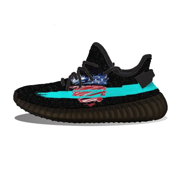 

diy custom america love heart flag in starry sky running sho mh printed mens womens trainers outdoor sports sneakers