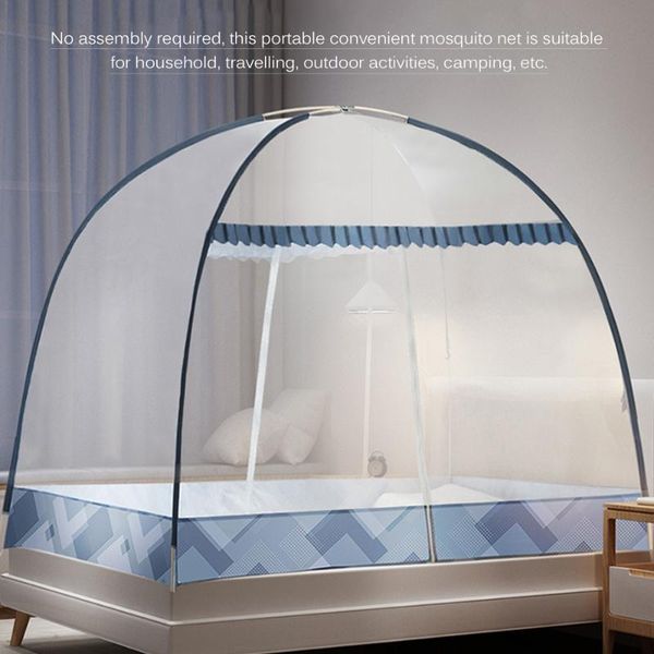 

universal anti mosquito net summer bedroom foldable bed tent with bottom 1.2/1.5/1.8m mosquitera netting for single double