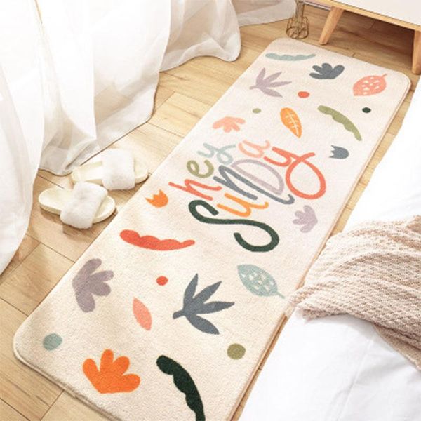 

carpets home living room floor mats anti-slip foot mat for bedroom lamb wool long bedside absorbent carpet decoration