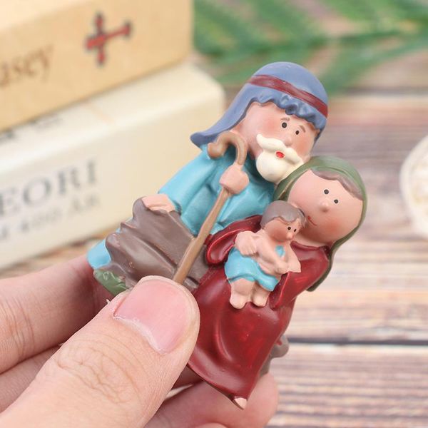 

christ nativity of jesus ornament gifts scene crafts manger figurines decorative objects &