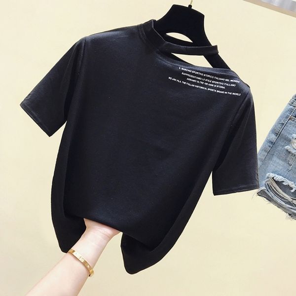 

tee summer simple classic short sleeve leisure t-shirt, White