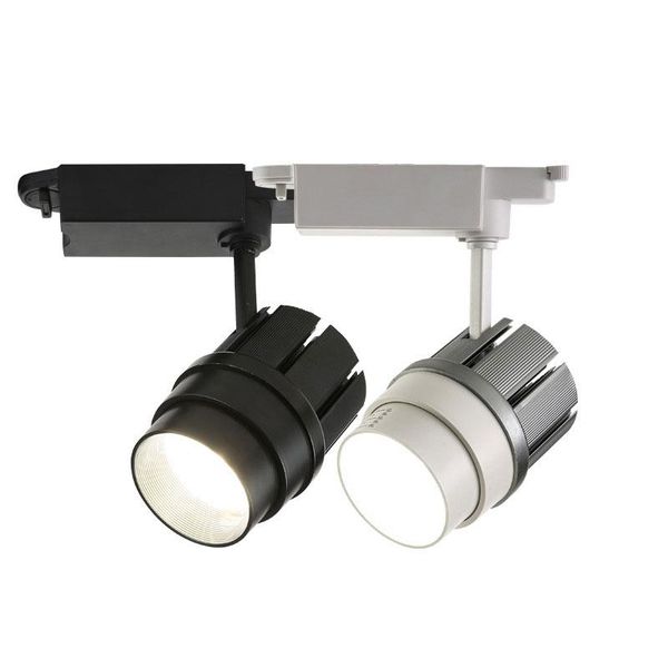 

30w beam angle changeable track lighting rail lamp spot cob clothing shoes shop store lights led spotlight