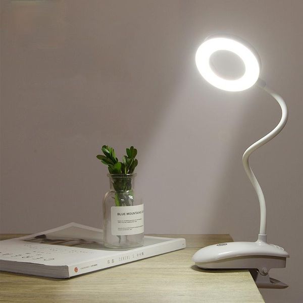 

table lamps 8w desk lamp usb rechargeable with clip bed reading book night light led eye protection dc5v zzd0019