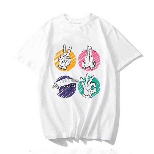 

men's t-shirts jojo bizarro advenure pan su maru mie shir of kawaii men ops graphic karae caroons unisshir harajuku male shir, White;black