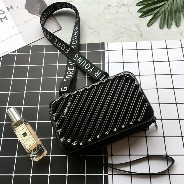 

luxury hand bags for women suitcase shape famous brand clutch mini box fashion luggage 220310