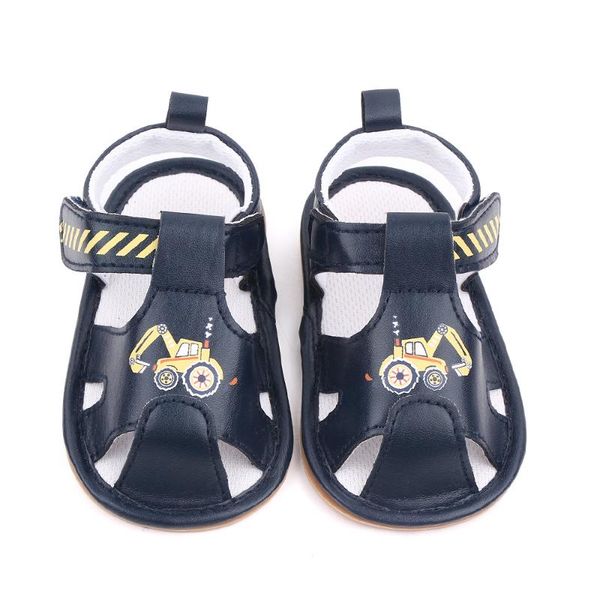 

soft sole summer baby sandals car leather shoes boys non-slip breathable born toddler footwear crib shoe first walkers
