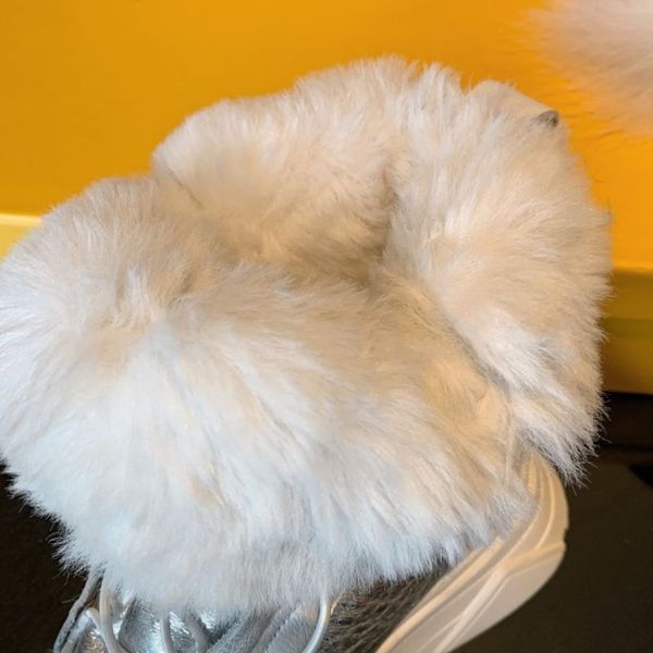

real leather women snow boots plush fur high heel winter shoes woman warm cross strap short boot footwear size 35-40, Black