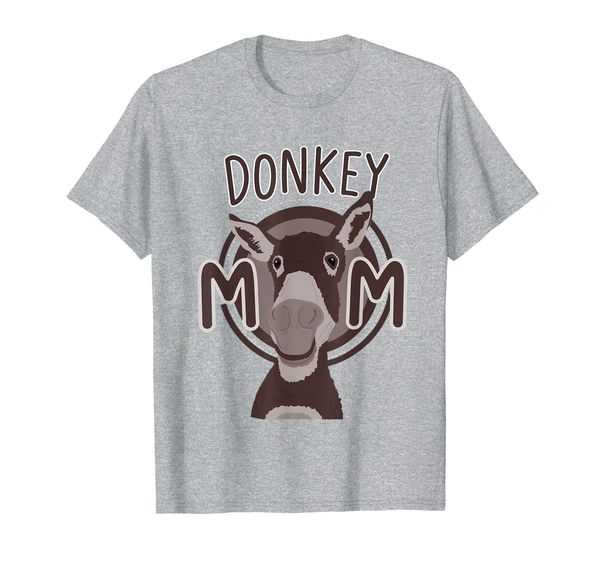 

womens donkey mom outfit clothes stuff lover gift girls t-shirt, White;black