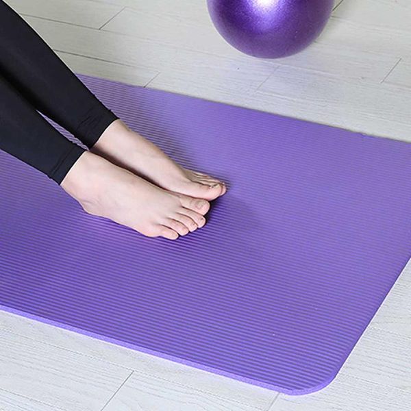 

yoga mats 10mm extra-thick and exercise mat lightweight durable nbr for beginner non-slip healthy gym