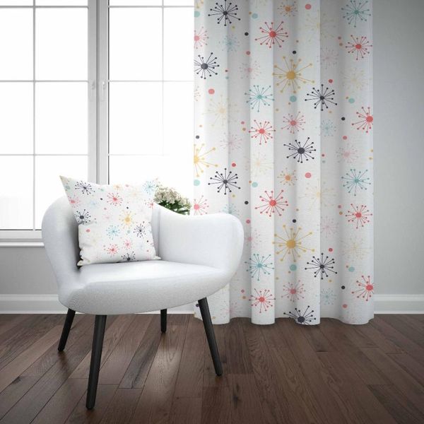 

curtain & drapes else watercolor paint orange green purple splattered 3d print living room bedroom 1 panel set combine gift pillow case