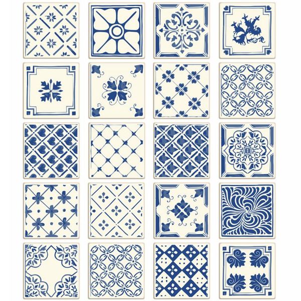 

wall stickers 20pcs creative tile sticker self-adhesive decal waterproof