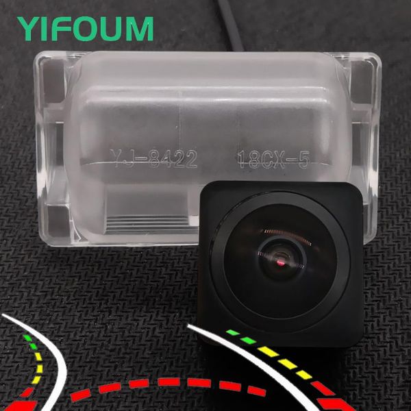 

car rear view cameras& parking sensors ahd fisheye starlight dynamic trajectory backup camera for cx-5 kf cx-9 2021-2021/ 6 m6 wa