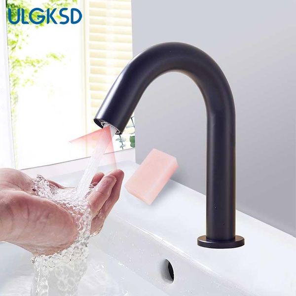

bathroom sink faucets black sensor faucet automatic inflrared hand touch tap cold mixer deck mounted basin