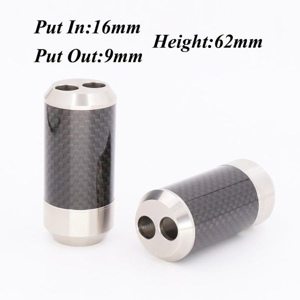 

smart power plugs 4 pcs 304 stainless steel carbon fiber pants boot y splitter with audio speaker cable connector