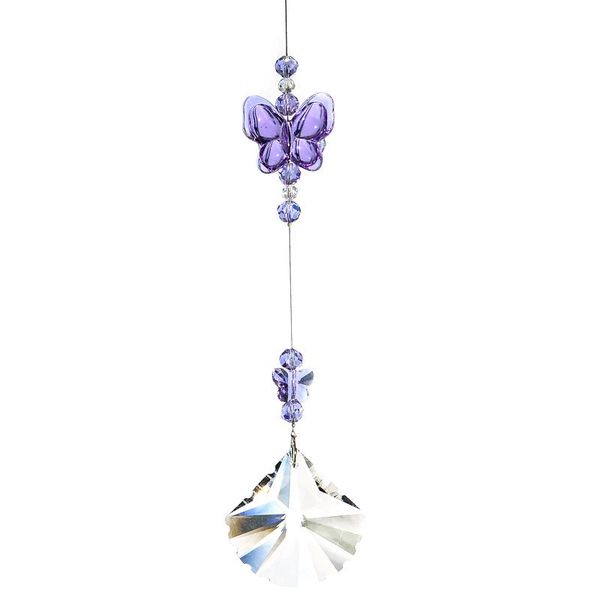 

sun catcher butterfly shape hanging crystal window ornament rainbow charm outdoor prisms garden decoration tuin gifts decorations