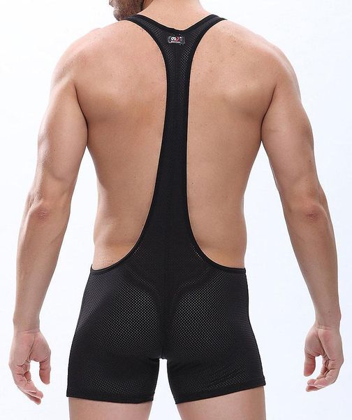 

men's sleepwear brand men underwear boxers mesh bodysuit shorts corsets male body trunks funny clothes jumpsuits gay lingerie v7e8, Black;brown