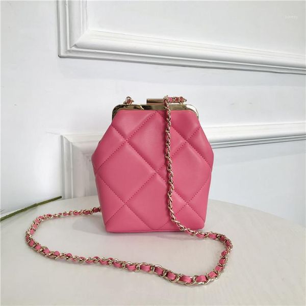

evening bags 2021 rhombus mobile phone bag mini cute lipstick coin purse chain casual fashion1