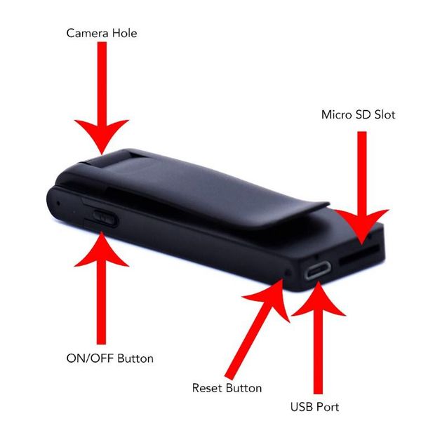 

digital voice recorder full hd 1080p rotatable camera mini video with motion detection and loop recording function