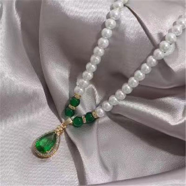 

pendant necklaces fresh style small ball simulated pearl for women female clavicle chain valentine's day jewelry gifts, Silver