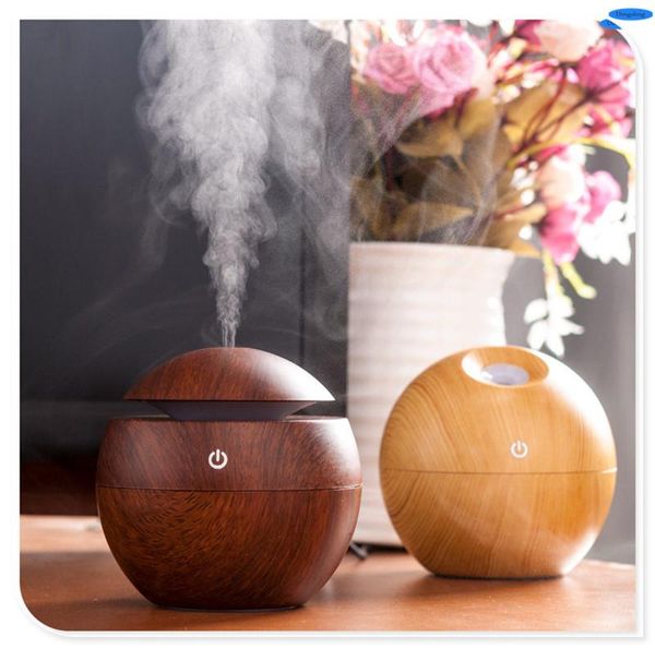 

fragrance lamps mini wooden portable exquisite atomizer comfort air humidity diffuser purifier ultrasonic incense humidifie usb led night li