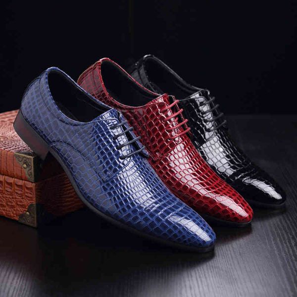 

dress shoes men's loafers european and american fashion snake print lace-up low-cut brogues casual all-match leather c42n, Black
