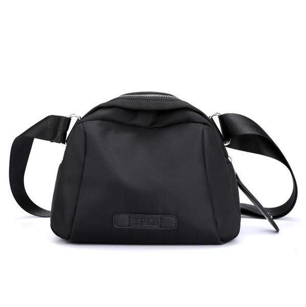 Borsa a tracolla monospalla da donna fresca estiva piccola borsa a conchiglia diagonale in nylon leggero