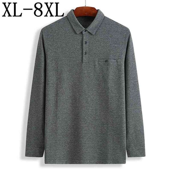 

men's polos business lapel, large loose t-shirt, pocket, comfortable, 8xl, 7xl, 6xl, brand, White;black