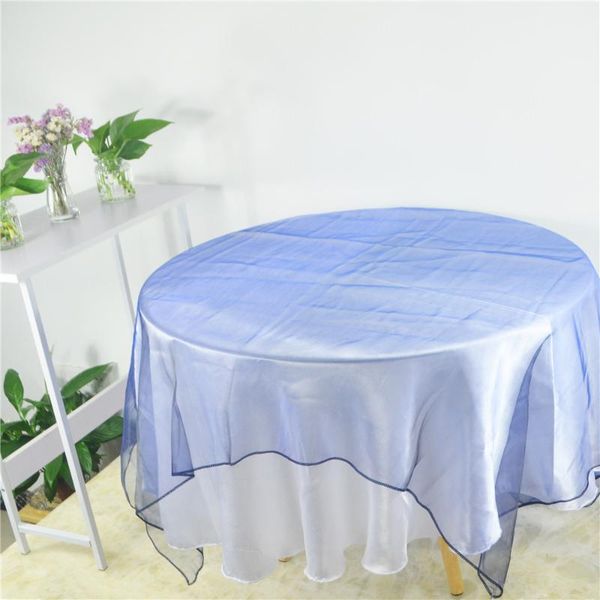 

table cloth 10pc organza sheer cover for wedding decoration birthday christmas el restaurant home overlay