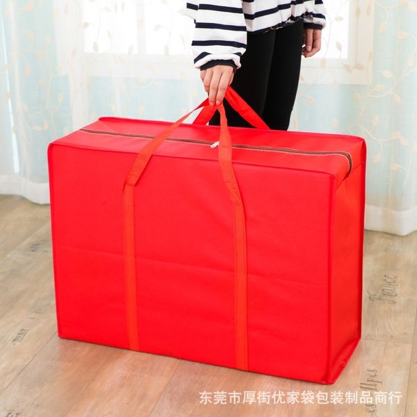 

cdb extra large storage bags luggage packing moisture proof storage moving quilt clothing hand packaging packaging non woven non woven bag